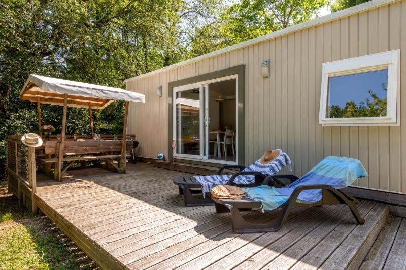 Camping La Serre Aigues-Vives (Ariege) Exterior foto